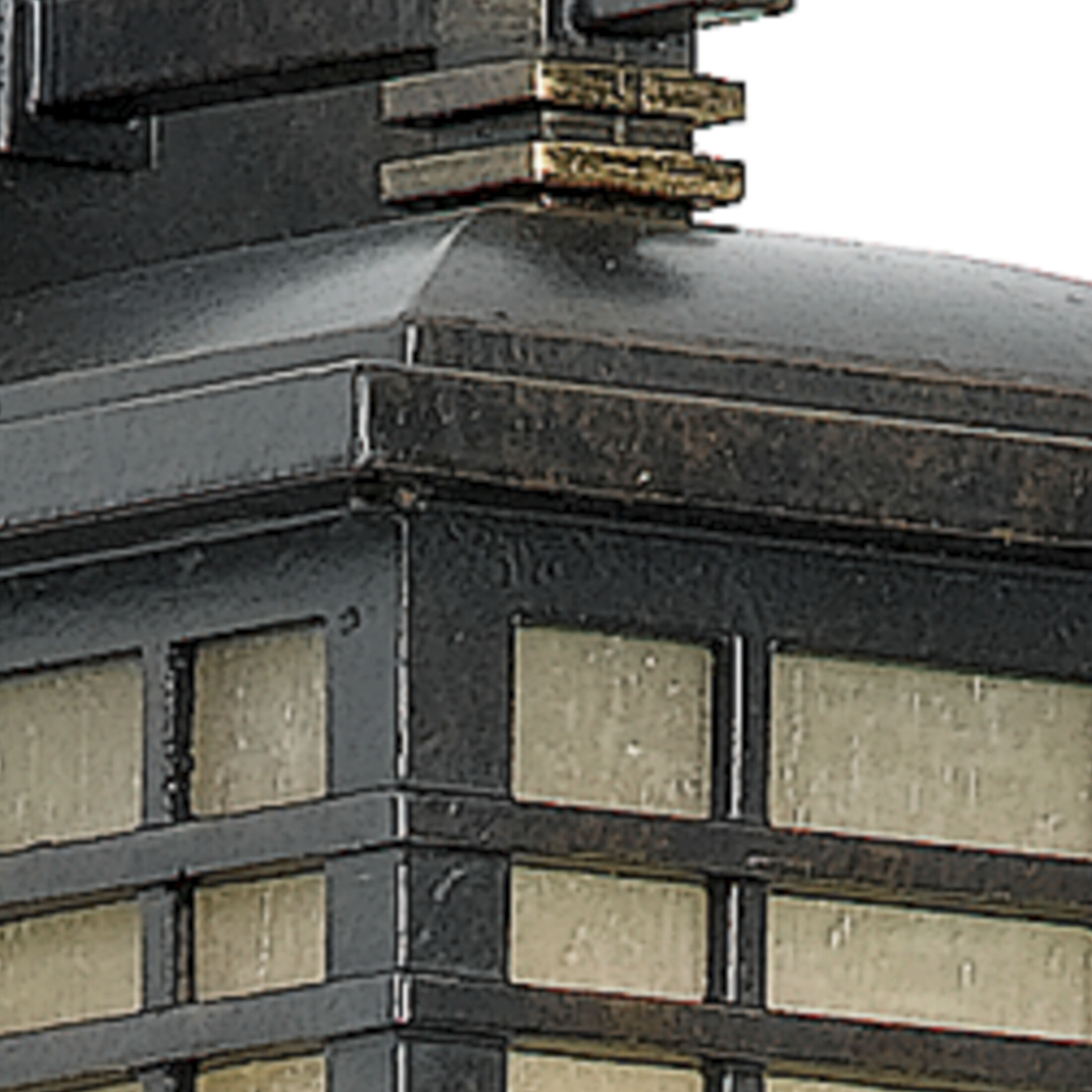 Hillcrest 1 Light 9 inch Imperial Bronze Outdoor Wall Lantern