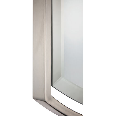 Reflections 35 X 21 inch Brushed Nickel Wall Mirror 
