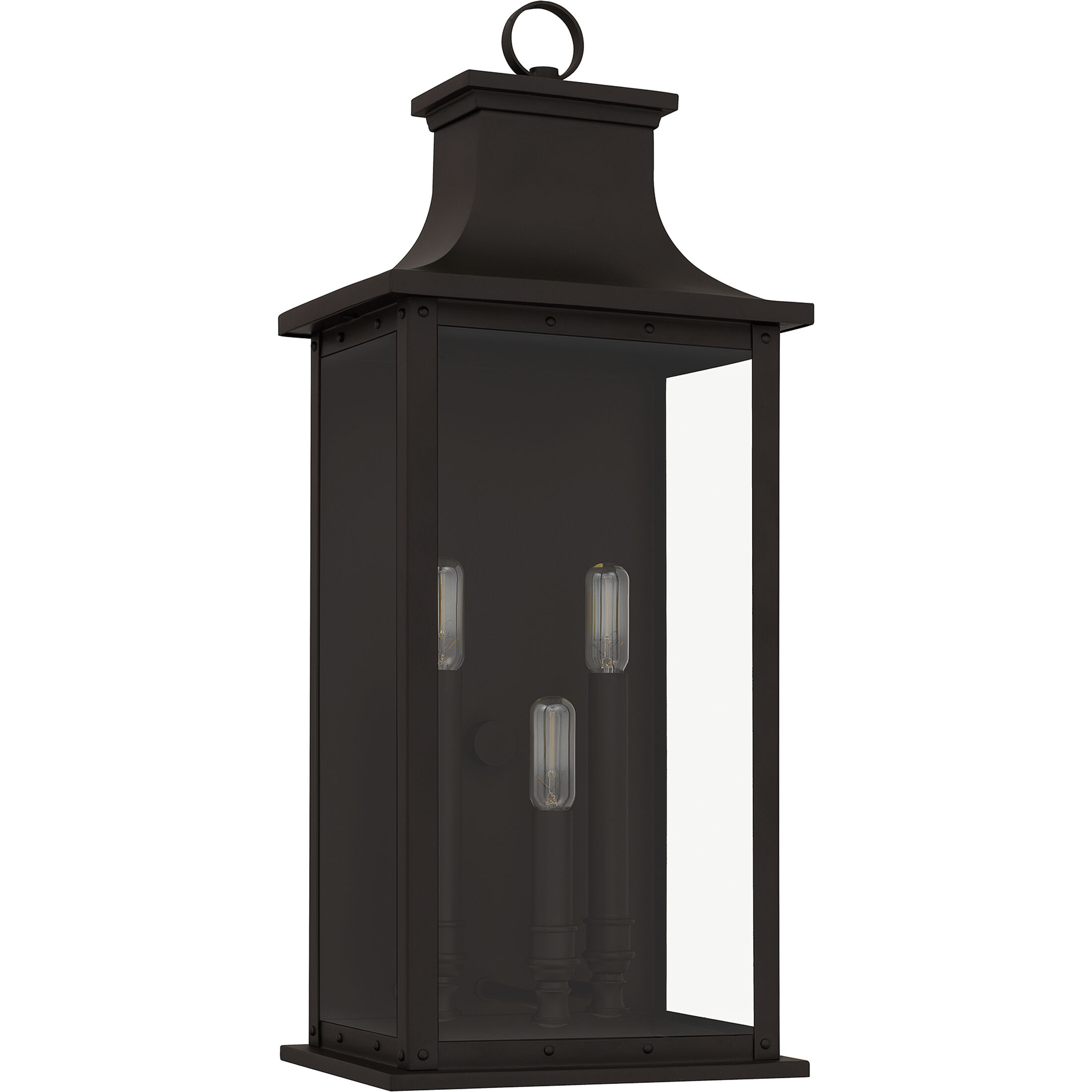Abernathy Outdoor Wall Lantern in Old Bronze, Large