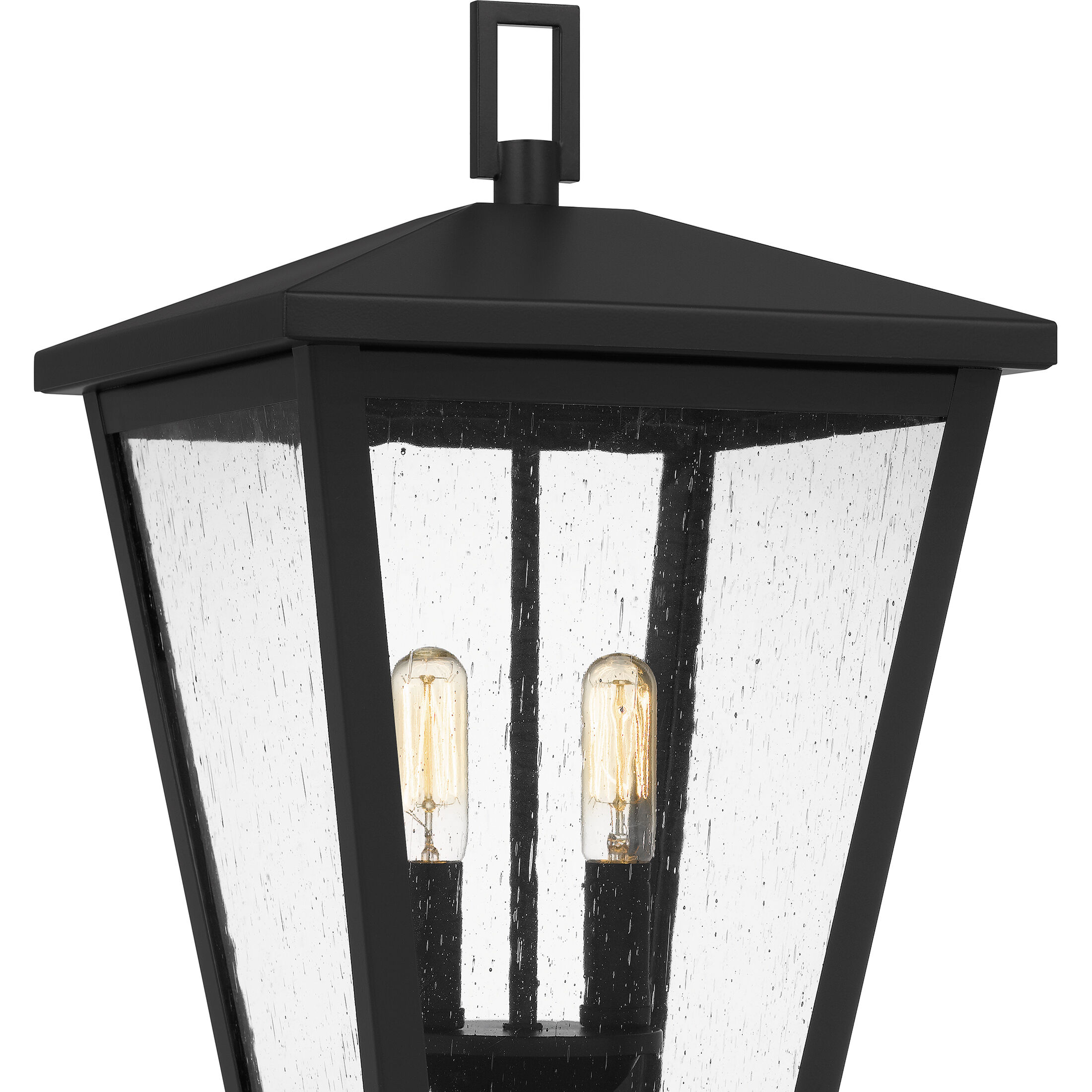 Joffrey 2 Light 17.75 inch Matte Black Outdoor Post Lantern, Large
