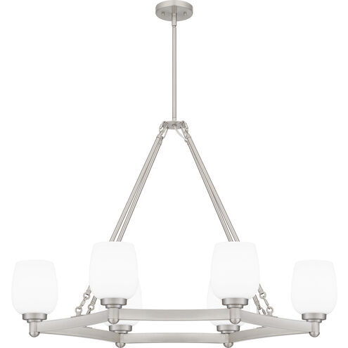 Penning 6 Light 38 inch Brushed Nickel Island Light Ceiling Light