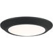 Verge 8 inch Earth Black Flush Mount Ceiling Light