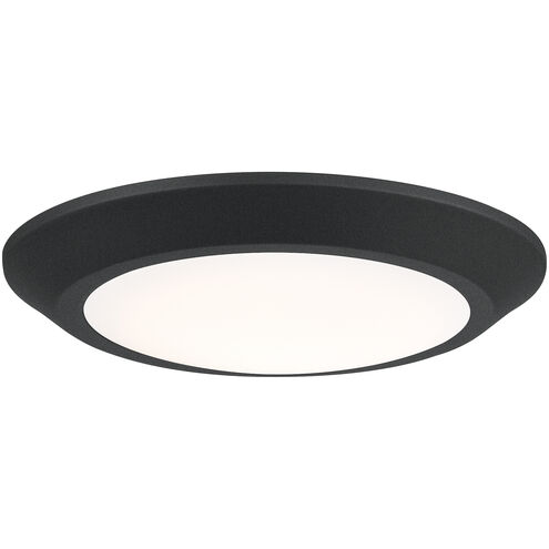 Verge 8 inch Earth Black Flush Mount Ceiling Light