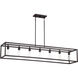 New Harbor 7 Light 52 inch Western Bronze Island Chandelier Ceiling Light