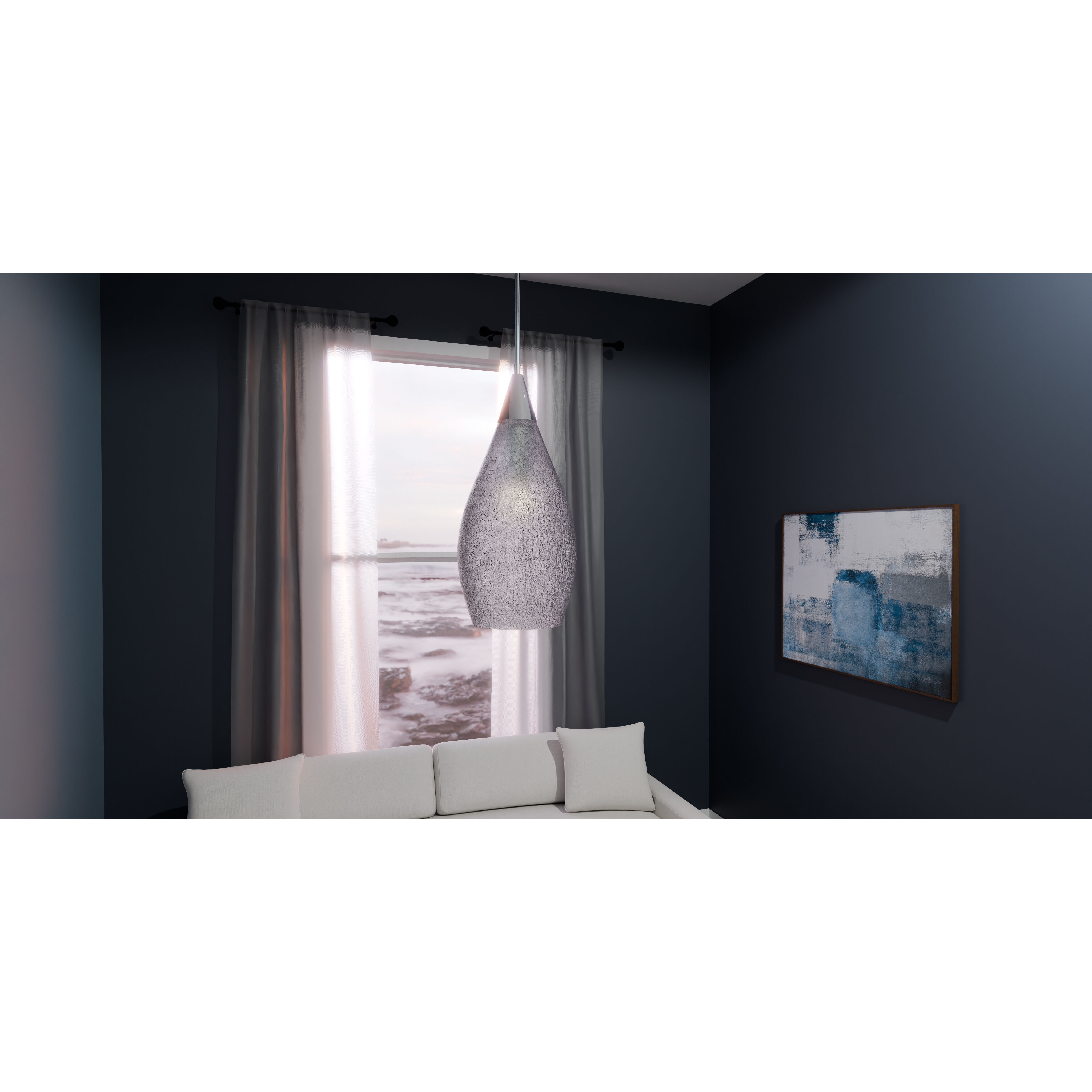 Spruce 1 Light 10 inch Polished Chrome Pendant Ceiling Light