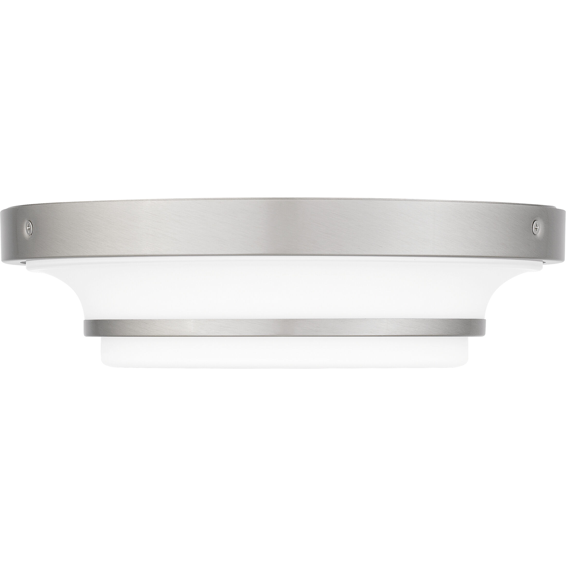 Cromwell 11 inch Brushed Nickel Flush Mount Ceiling Light