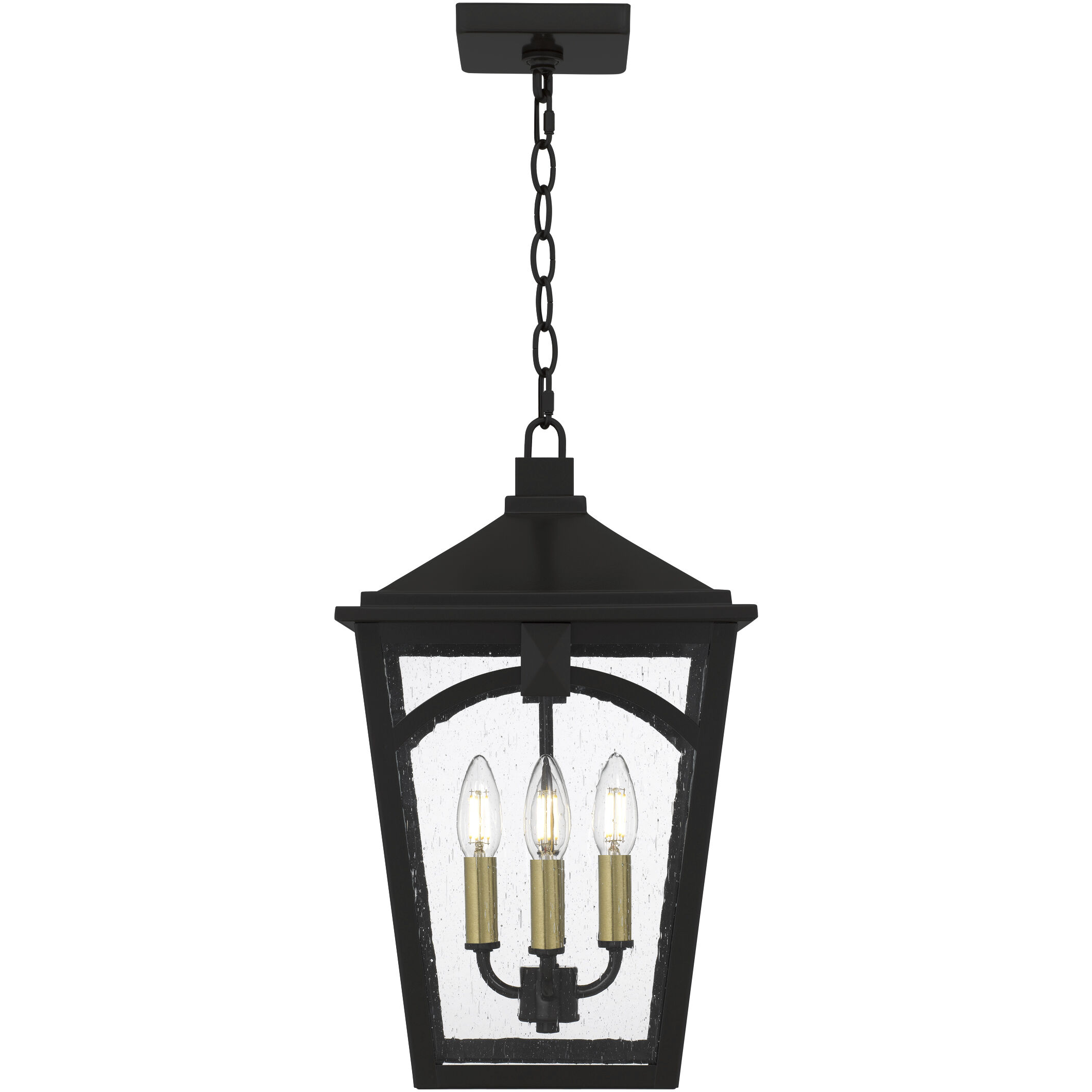 Jaxon 4 Light 10.75 inch Western Bronze Outdoor Hanging Lantern