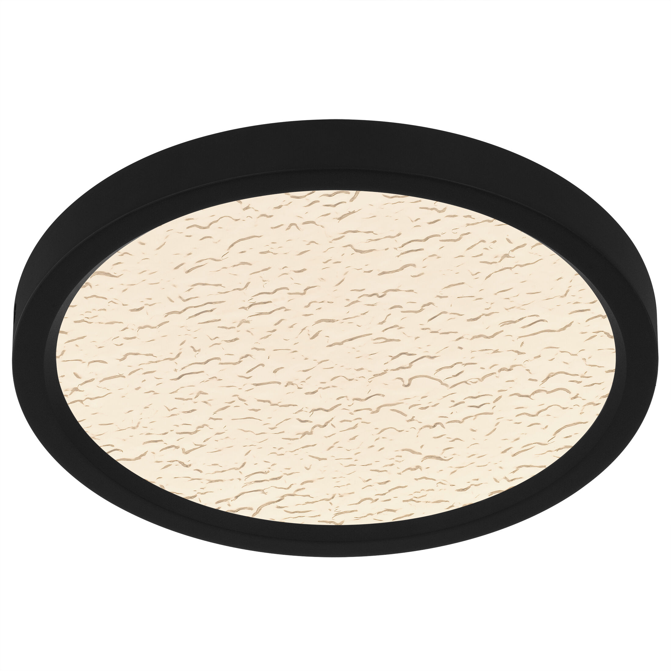 Outskirts LED 11 inch Earth Black Flush Mount Ceiling Light, Small