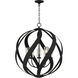 Blacksmith Pendant Ceiling Light in Earth Black