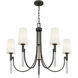 Eloura 5 Light 32 inch Iron Gate Chandelier Ceiling Light