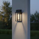 Garner 1 Light 20.25 inch Matte Black Outdoor Wall Lantern