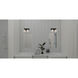 Nielson 2 Light 13.5 inch Matte Black Bath Light Wall Light, Medium