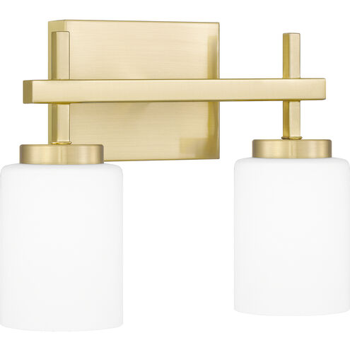 Wilburn LED 13 inch Satin Brass Bath Light Wall Light