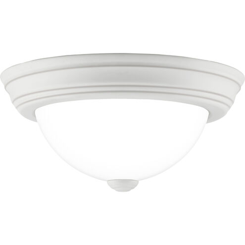 Erwin 1 Light 11 inch White Lustre Flush Mount Ceiling Light