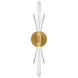 Cecily Wall Sconce Wall Light in Brushed Gold, Small