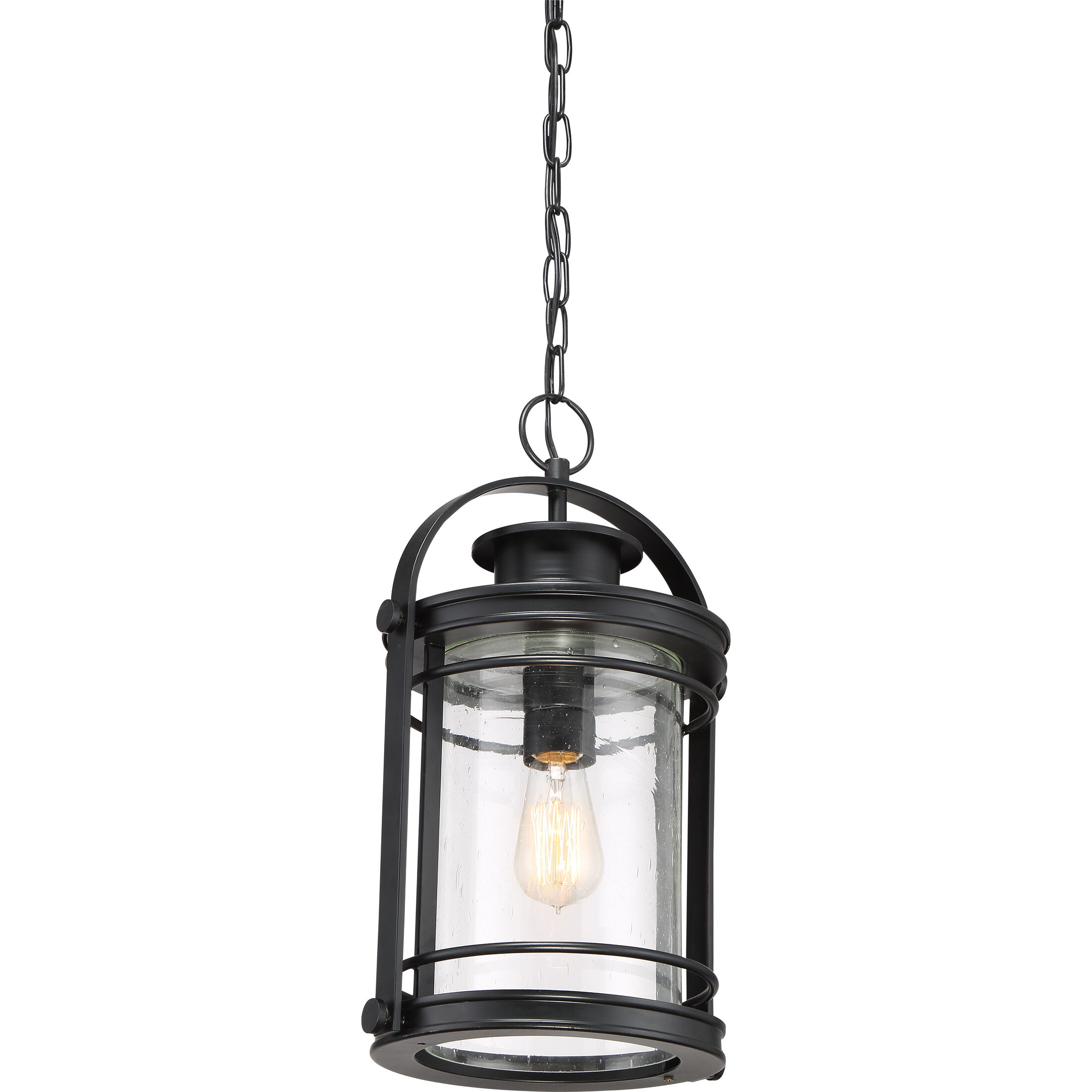 Booker 1 Light 11 inch Mystic Black Mini Pendant Ceiling Light, Small