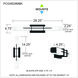 Gemini LED 28.25 inch Matte Black Bath Light Wall Light