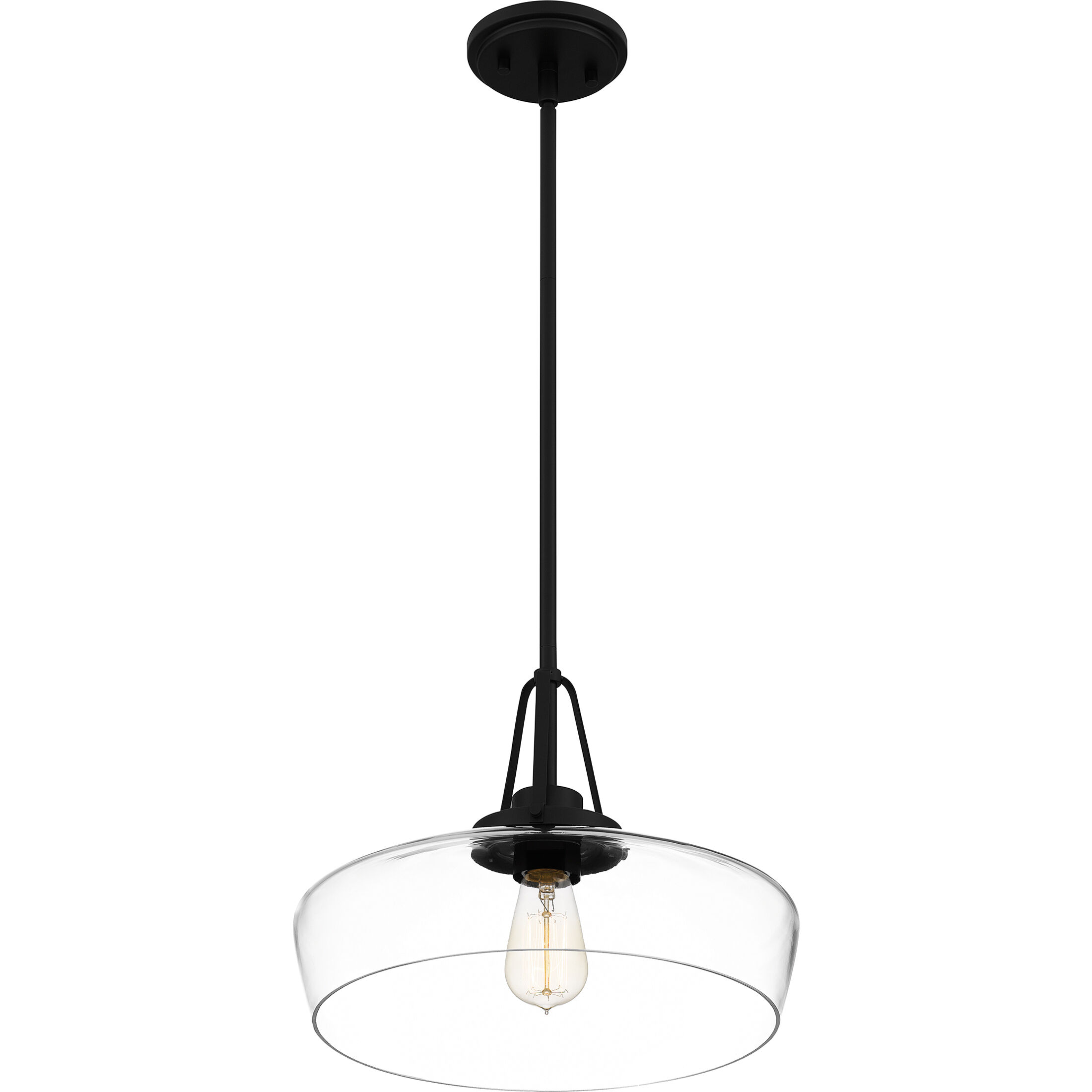 2025新作モデル Light 1 Haven QP5584MBK Quoizel 14 Pendant Black Matte inch タイヤ・ホイール