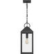 Thorpe 1 Light 8 inch Mottled Black Outdoor Hanging Lantern, Large