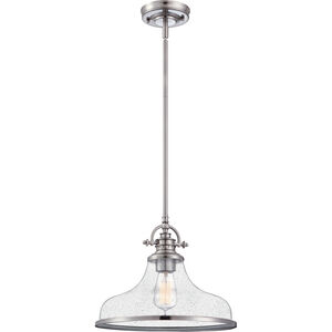 Quoizel Grant 1 Light 14 inch Brushed Nickel Pendant Ceiling Light GRTS2814BN - Open Box
