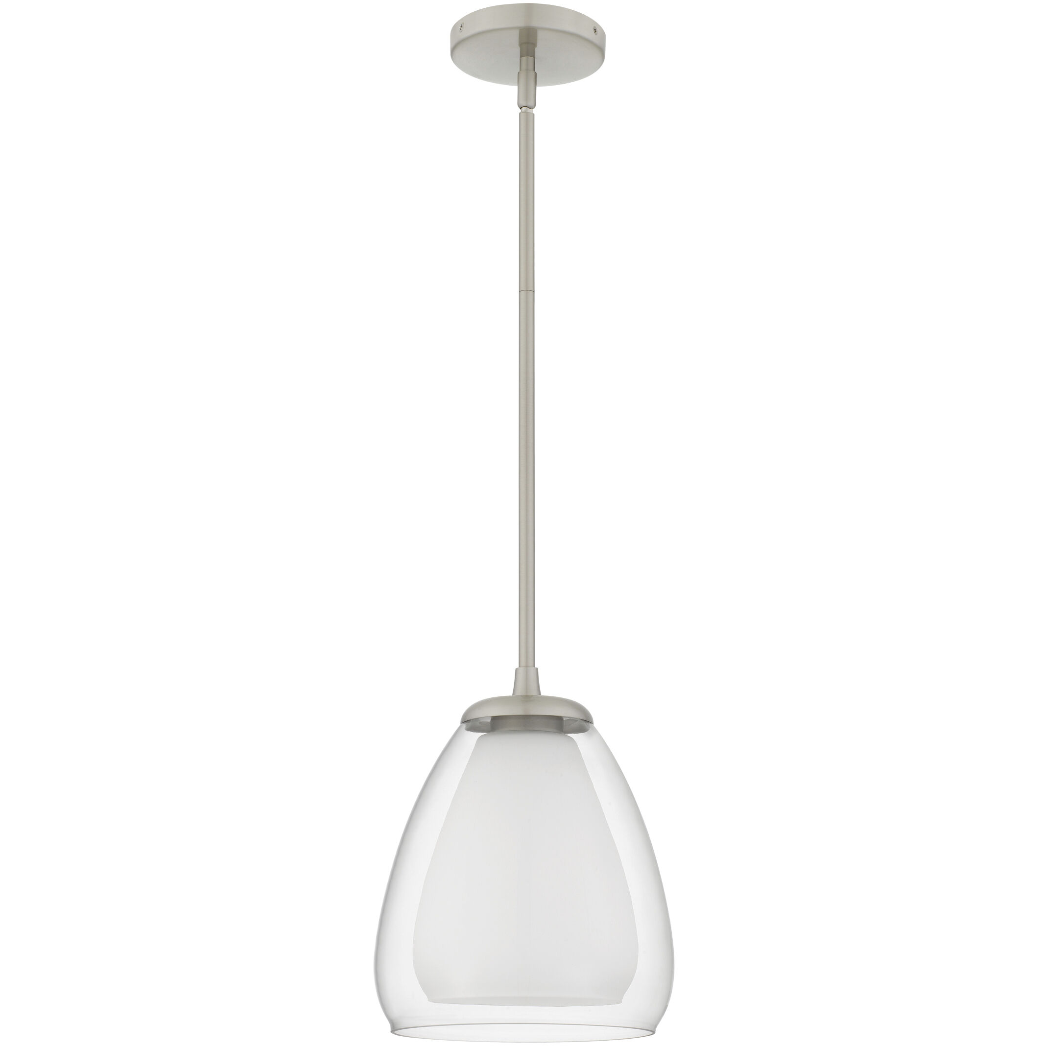 Vivienne 1 Light 9 inch Brushed Nickel Mini Pendant Ceiling Light