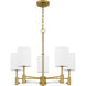 Gretchen 5 Light 26 inch Aged Brass Chandelier Ceiling Light
