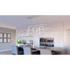 Canvas LED 57 inch Brushed Aluminum Island Light Ceiling Light