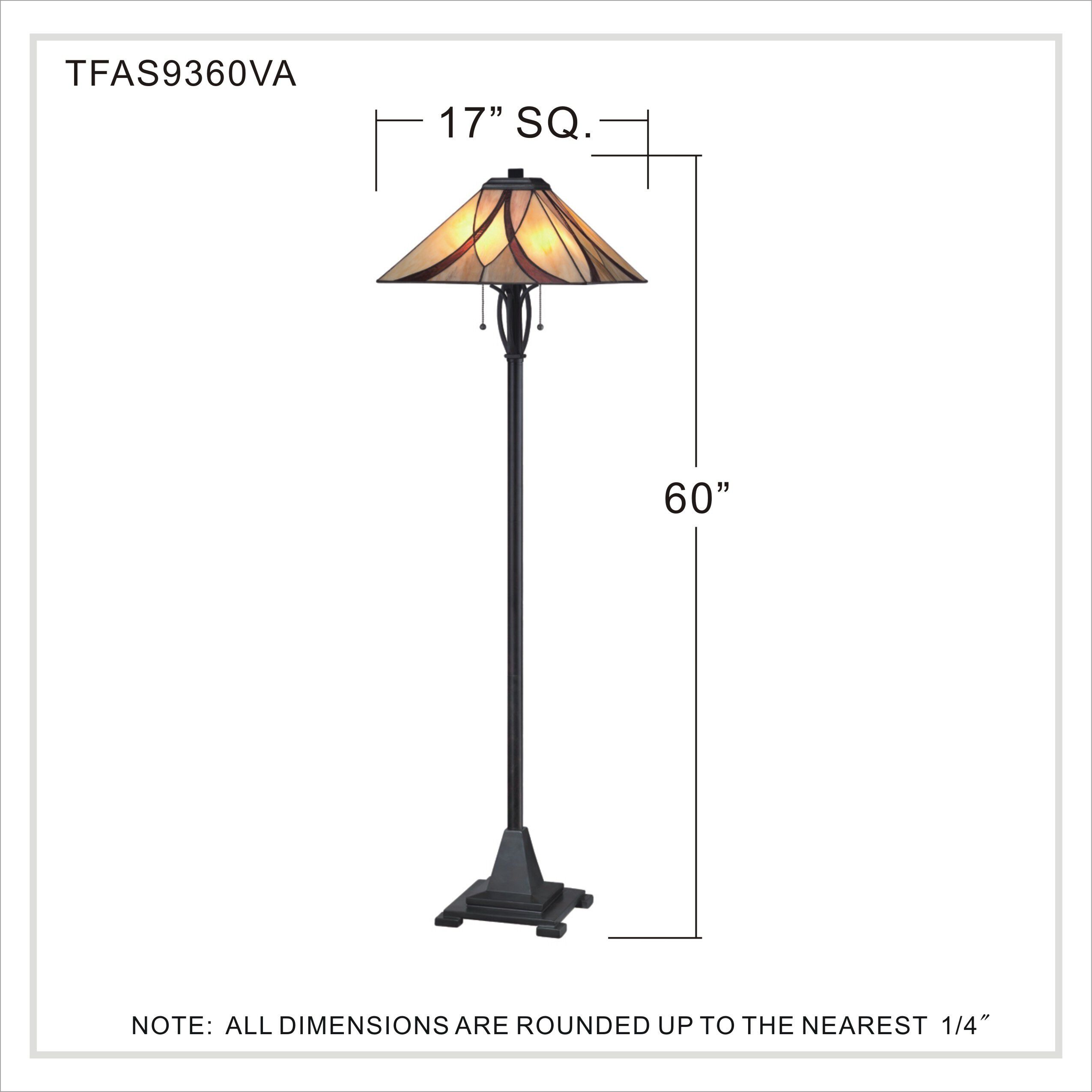 Quoizel asheville tiffany style lamp outlet