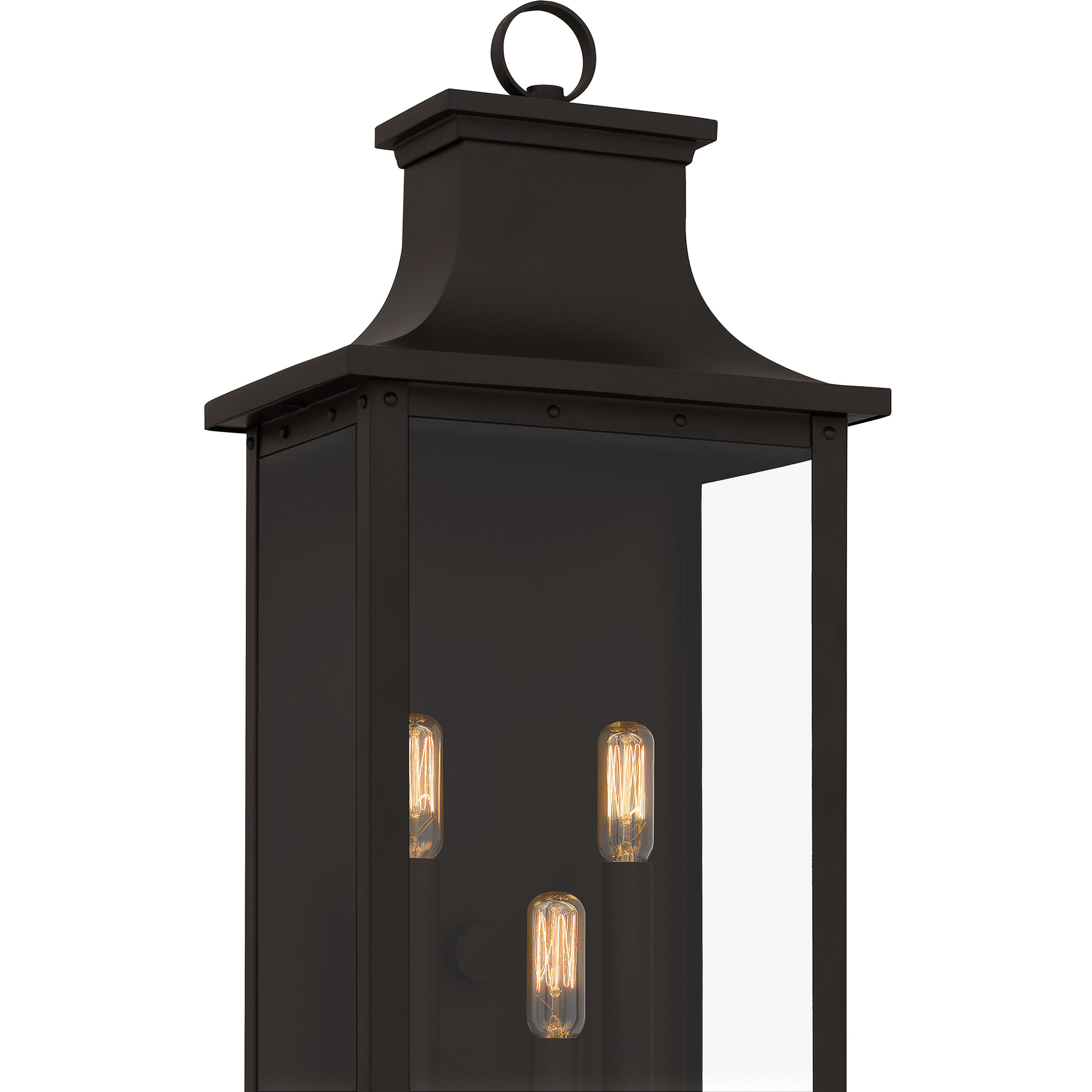 Abernathy Outdoor Wall Lantern in Old Bronze, Large