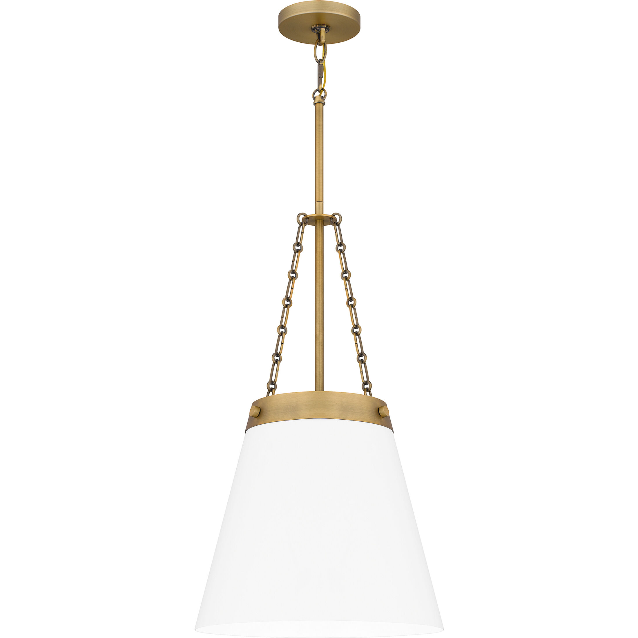 Alwyn 1 Light 13.75 inch Aged Brass Mini Pendant Ceiling Light