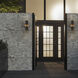 Chasm LED 21 inch Matte Black Outdoor Wall Lantern
