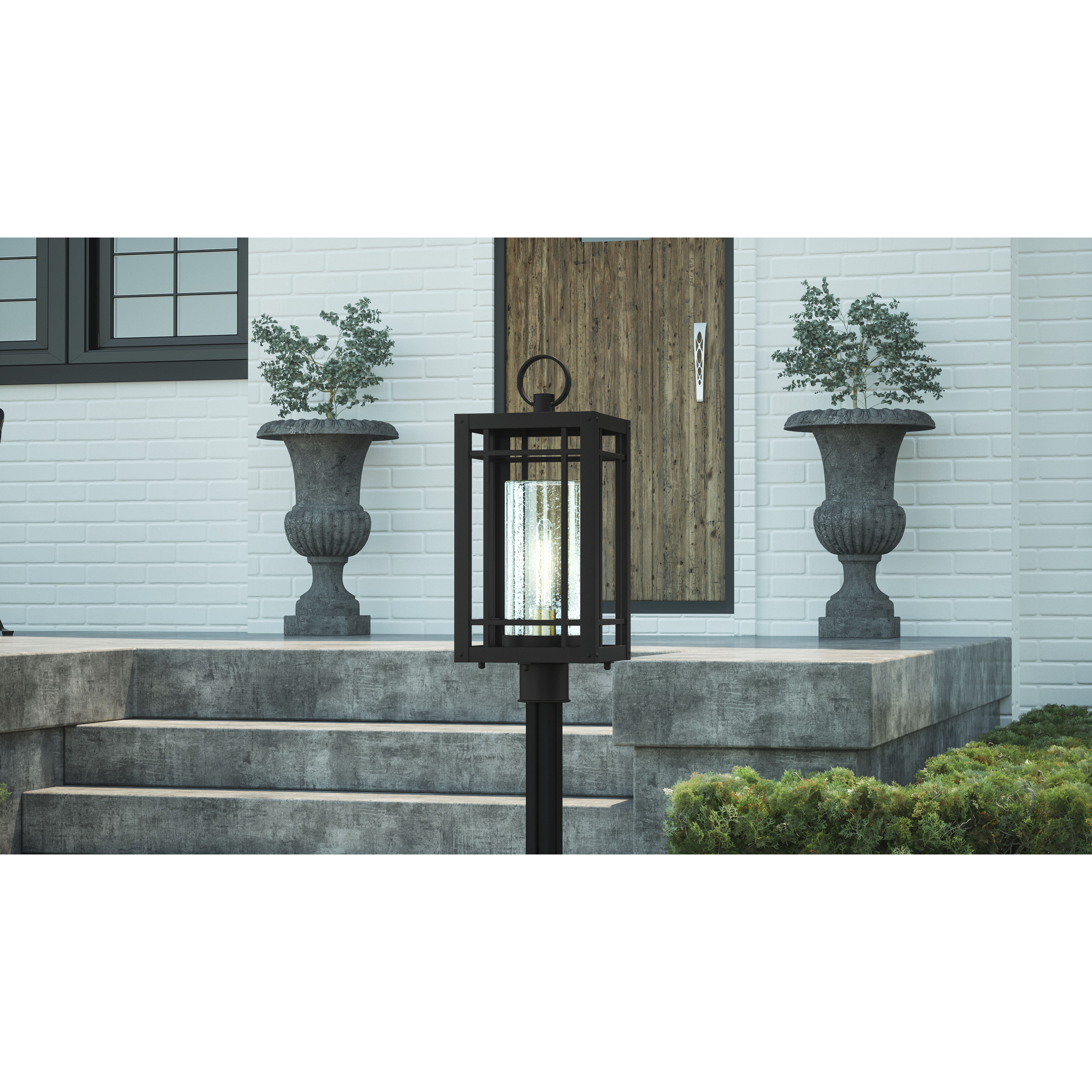 Pelham 1 Light 23.75 inch Western Bronze Outdoor Post Lantern, Large