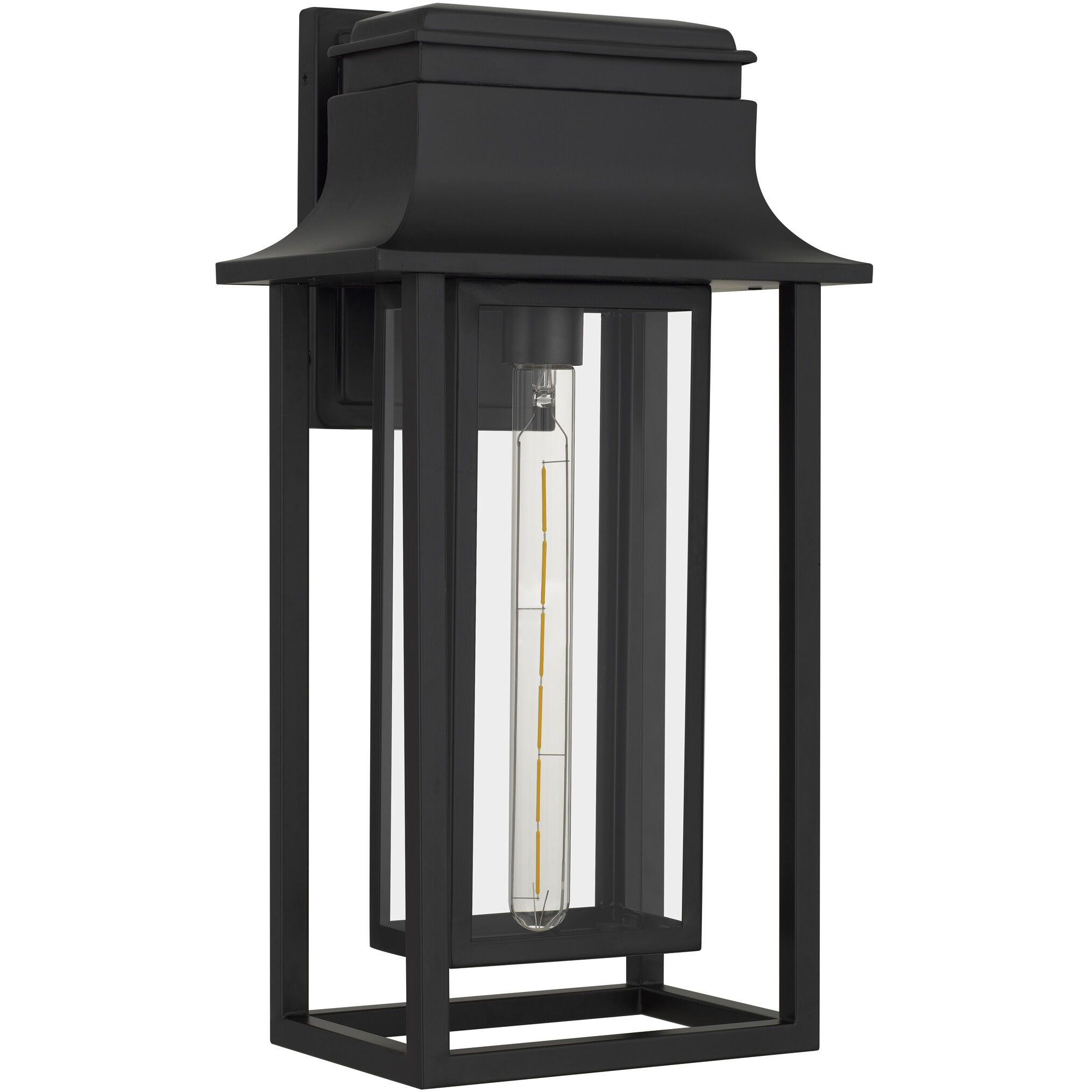 Garner 1 Light 20.25 inch Matte Black Outdoor Wall Lantern