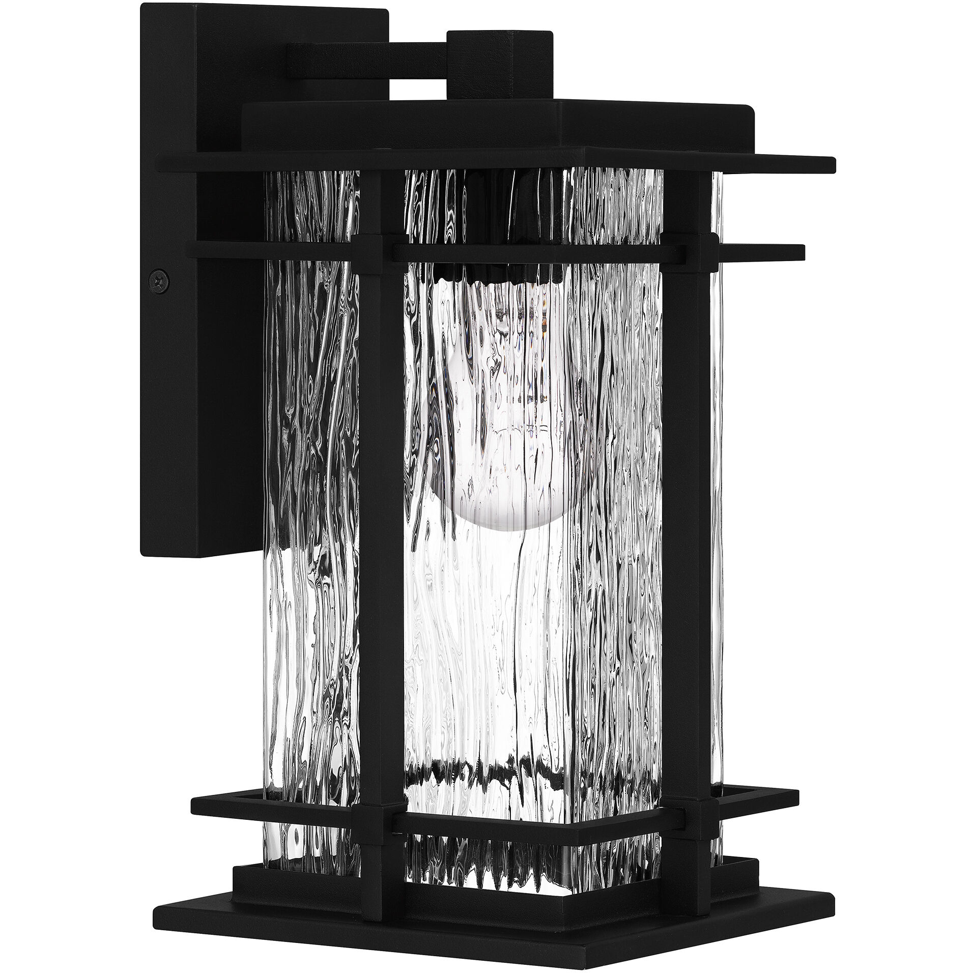 McAlister 1 Light 12 inch Earth Black Outdoor Wall Lantern