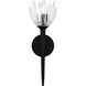 Shea Wall Sconce Wall Light in Matte Black, Small