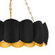 Santana 5 Light 24 inch Matte Black Pendant Ceiling Light, Large