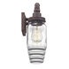 Squire 4 Light 31 inch Rustic Black Bath Light Wall Light