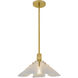 Milton 1 Light 17.5 inch Light Gold Pendant Ceiling Light