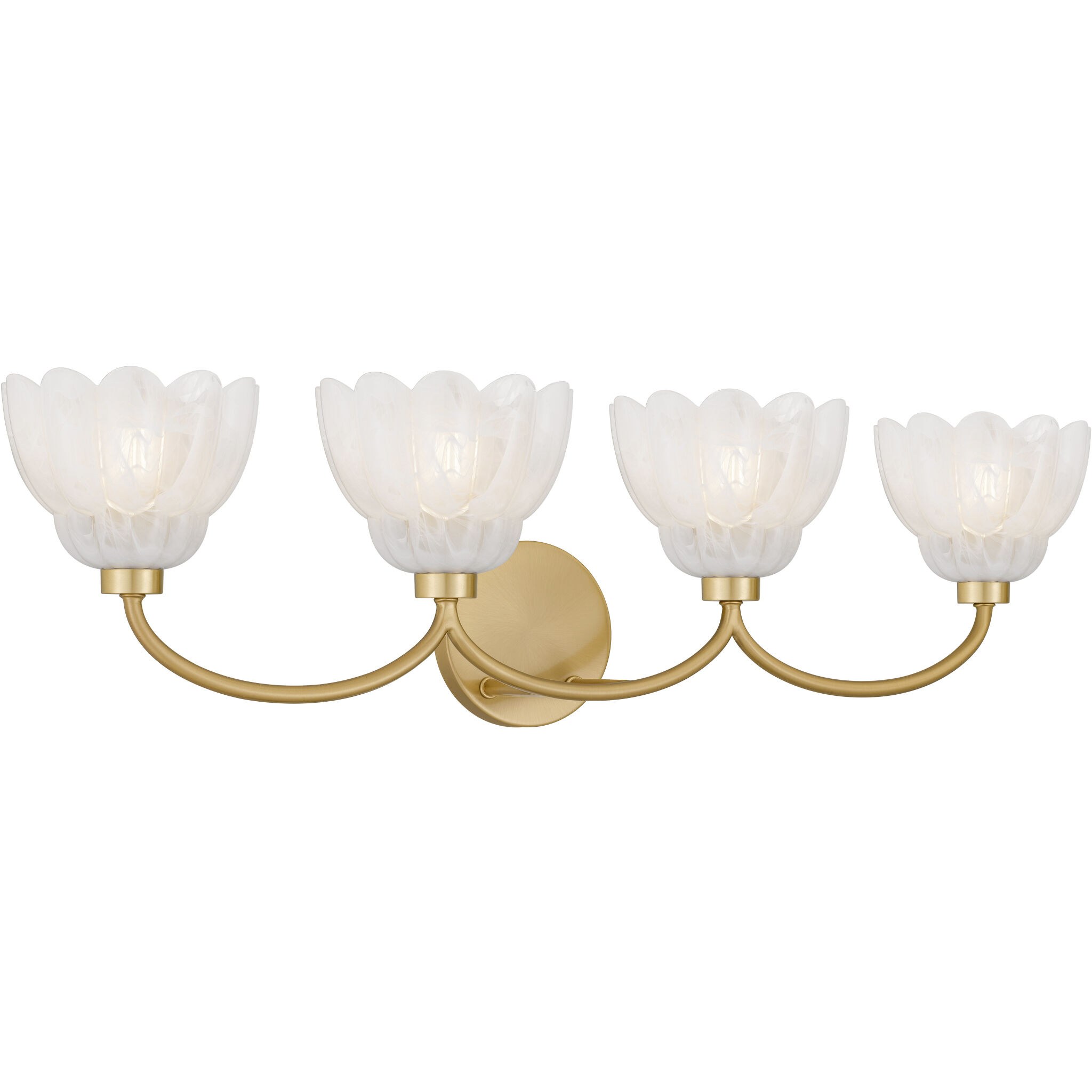 Whitecap Vanity Light Wall Light in Brushed Gold