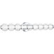 Elway LED 32 inch Polished Chrome Bath Light Wall Light, Large