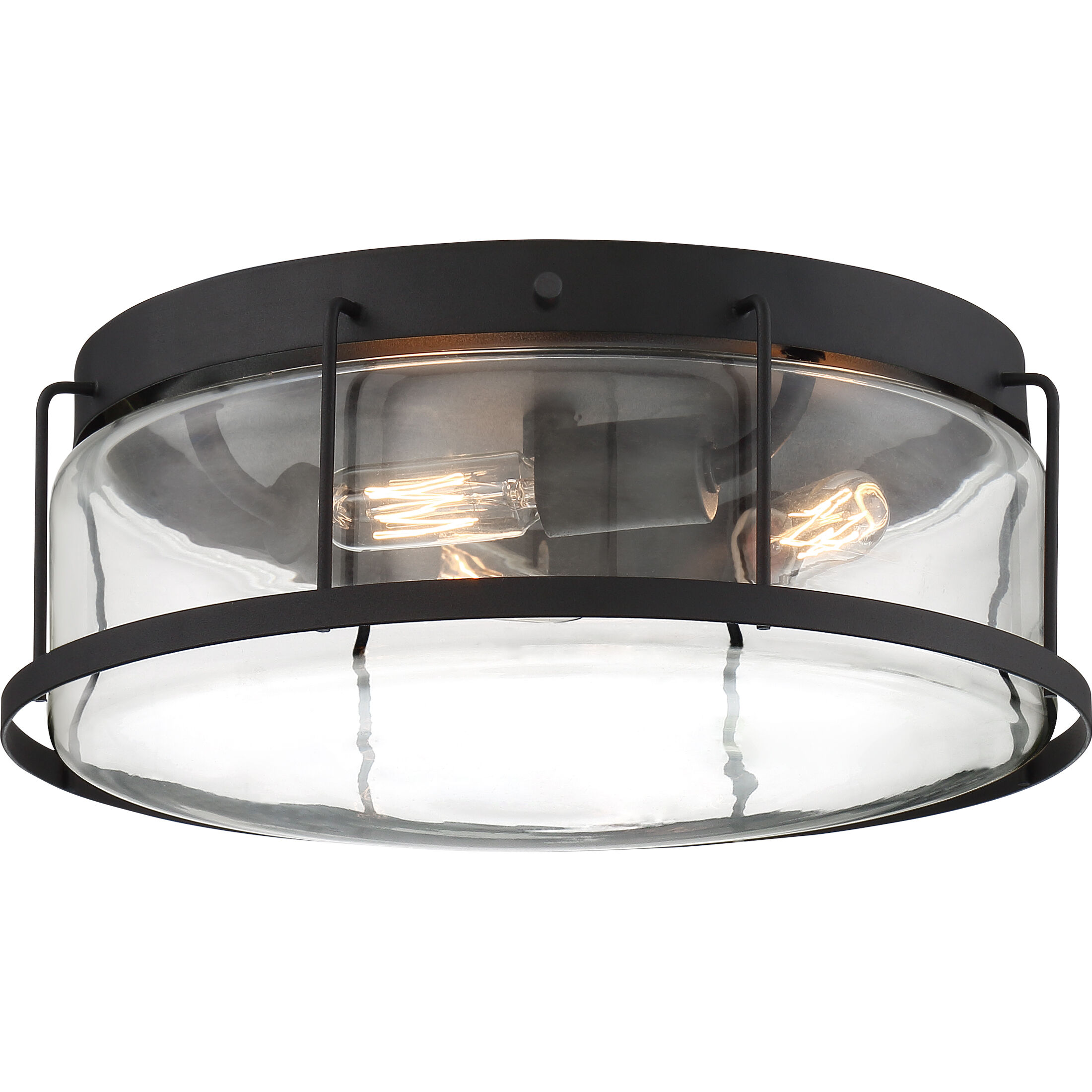 Ludlow 3 Light 13 inch Earth Black Semi-Flush Mount Ceiling Light