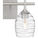 Lucy 2 Light 15 inch Brushed Nickel Bath Light Wall Light, Medium