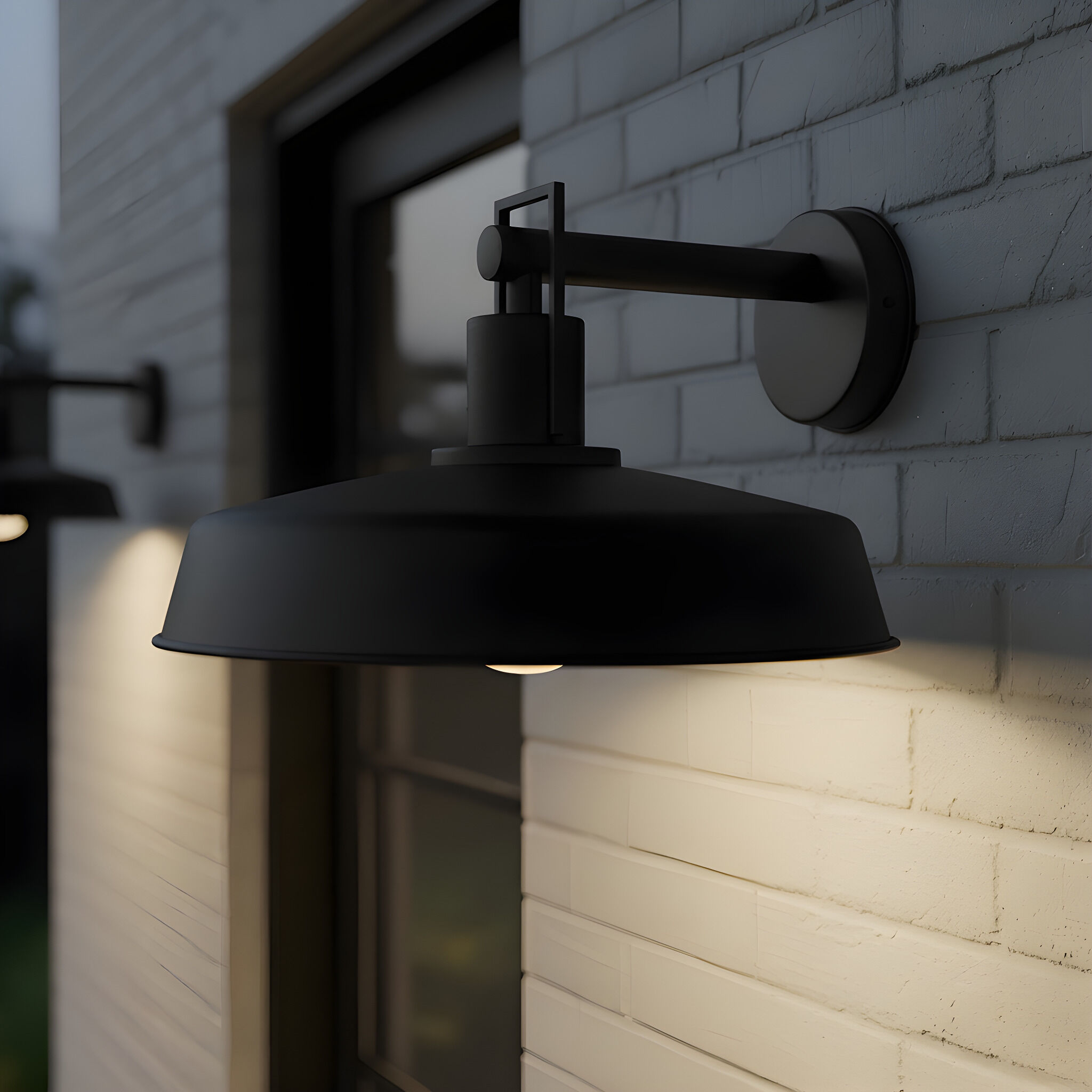 Karson 1 Light 9.75 inch Matte Black Outdoor Wall Lantern