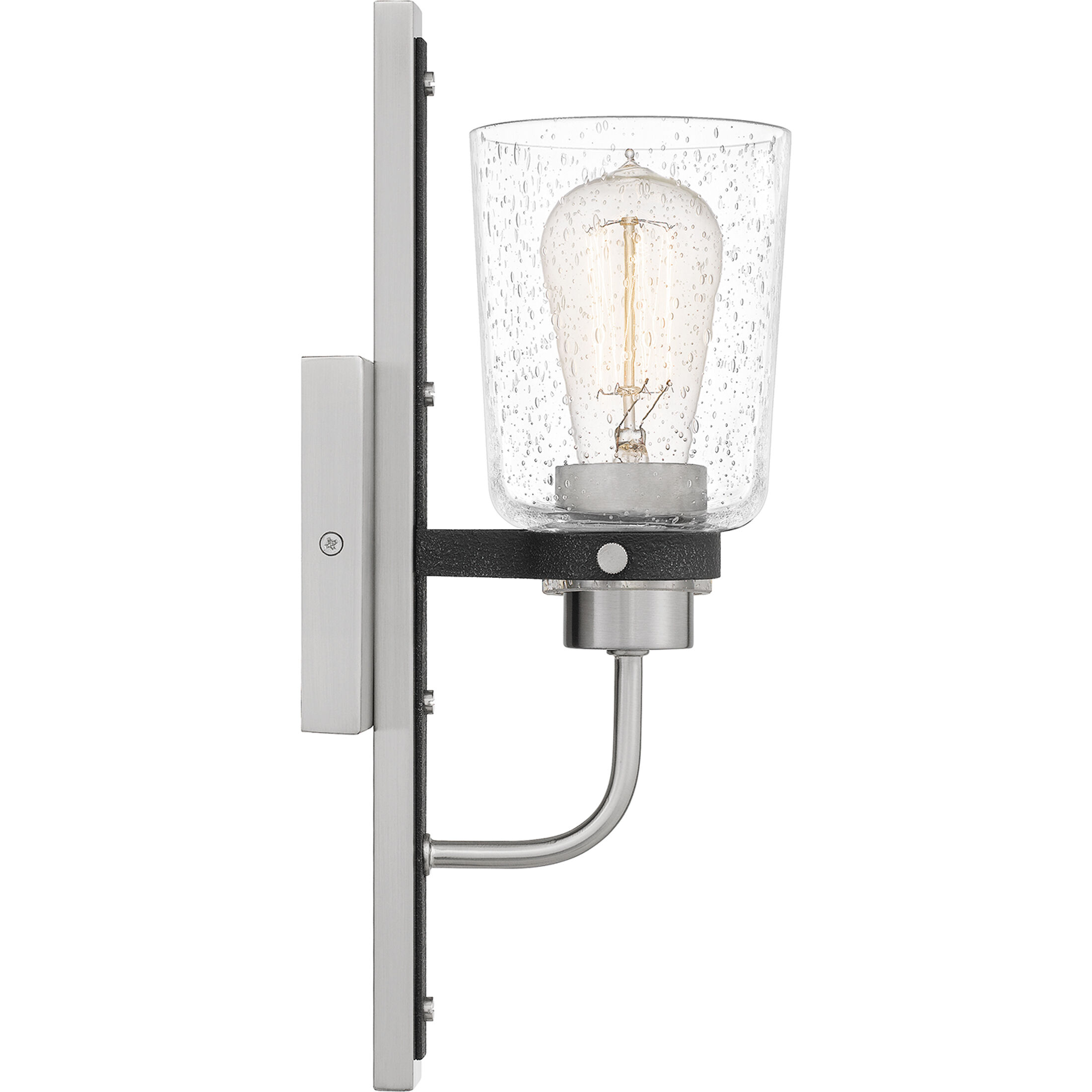 Axel 1 Light 4.75 inch Brushed Nickel Wall Sconce Wall Light, Small