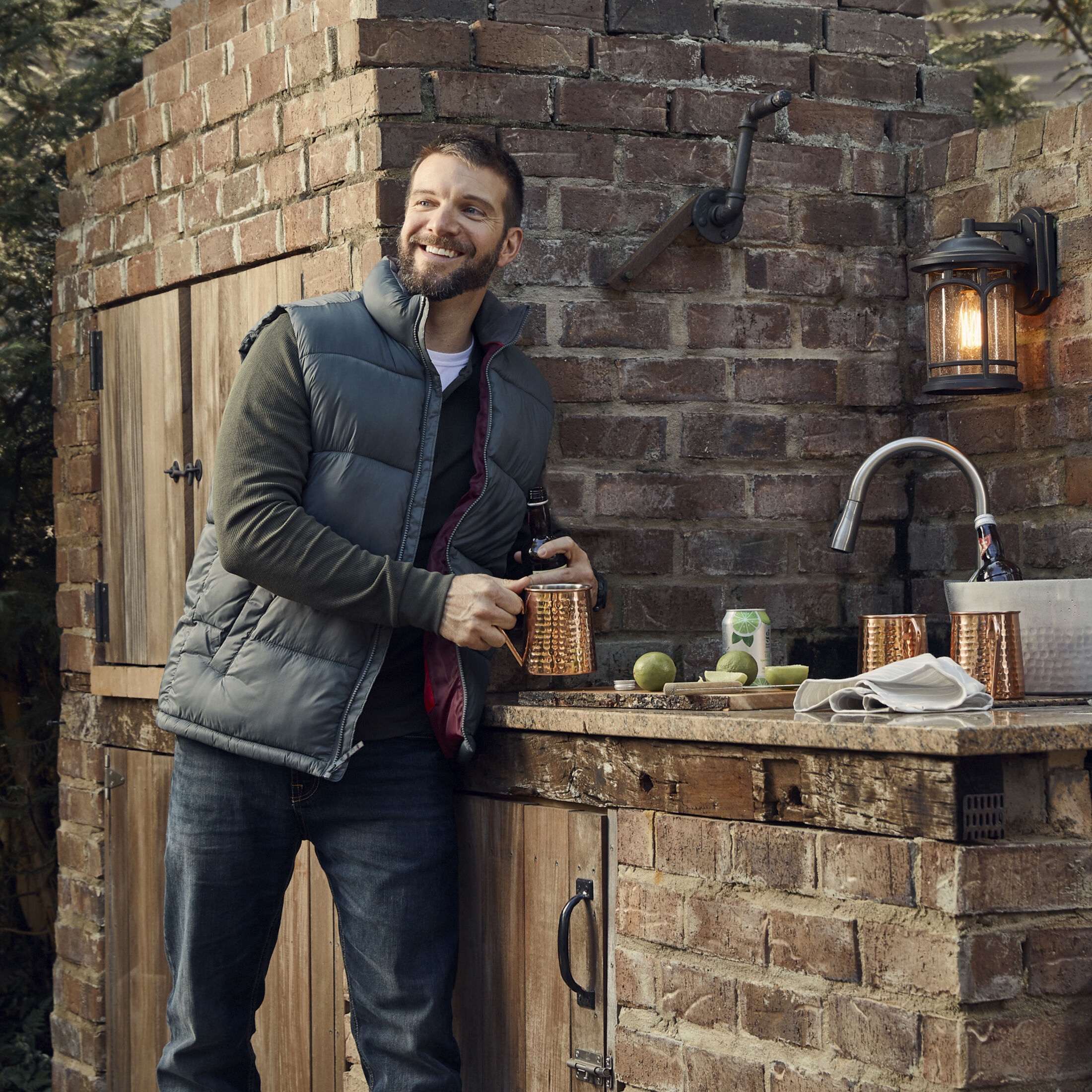 Marblehead 1 Light 11 inch Palladian Bronze Outdoor Wall