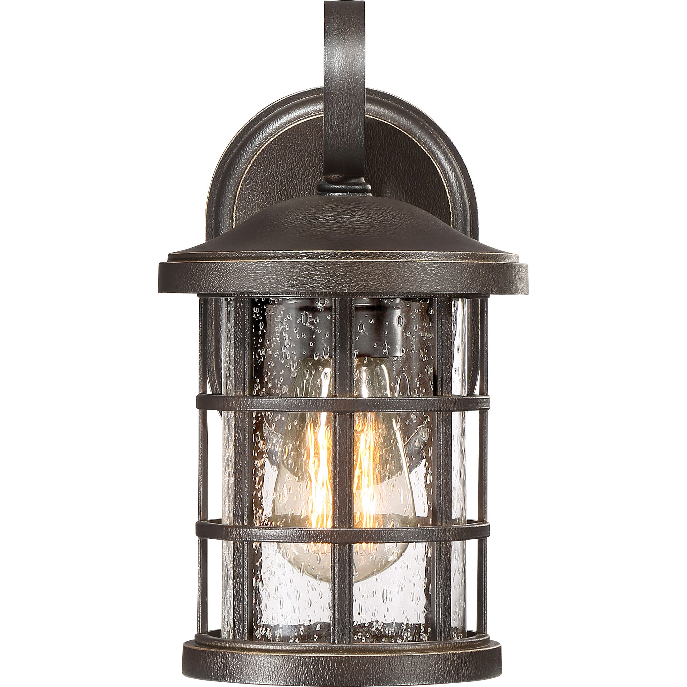 Crusade 1 Light 11 inch Palladian Bronze Outdoor Wall Lantern