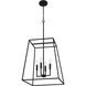 Prescott 4 Light 18 inch Matte Black Pendant Ceiling Light
