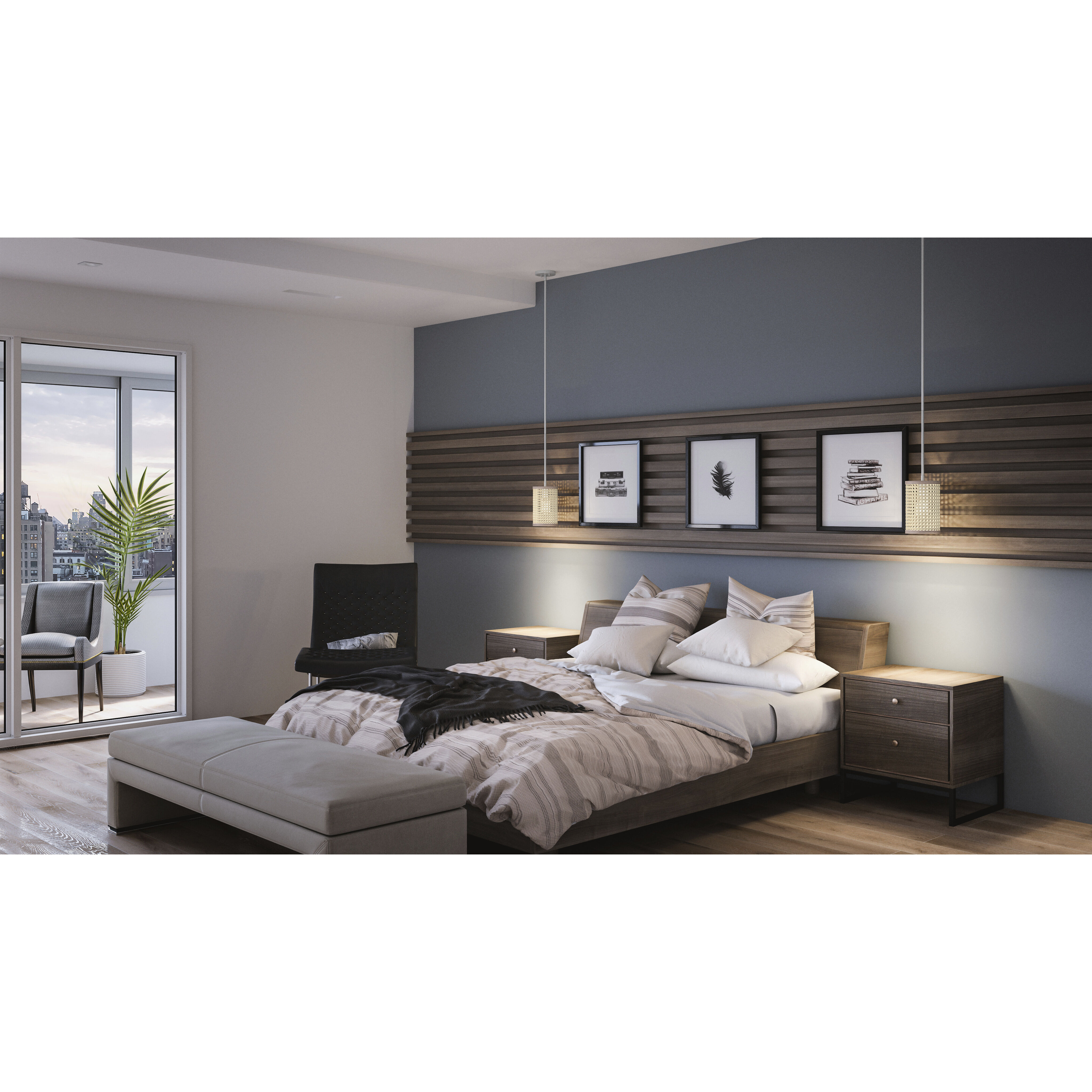 Syrah 1 Light 6 inch Brushed Nickel Mini Pendant Ceiling Light