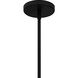 Axford 5 Light 22 inch Matte Black Pendant Ceiling Light, Large