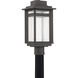 Beacon 19 inch Stone Black Outdoor Post Lantern